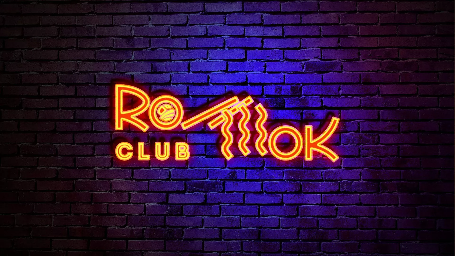 Разработка интерьерной вывески суши-бара «Roll Wok Club» в Пугачёве